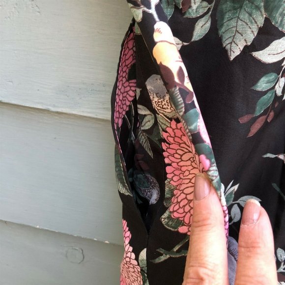 Vintage Edith Flagg Three Flaggs floral midi long - Picture 6 of 9